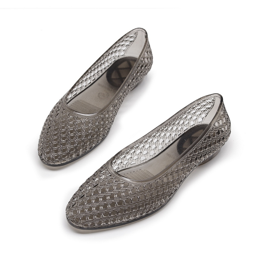 Vintage Old Fashion - French Vintage Woven Jelly Sandals Ladies