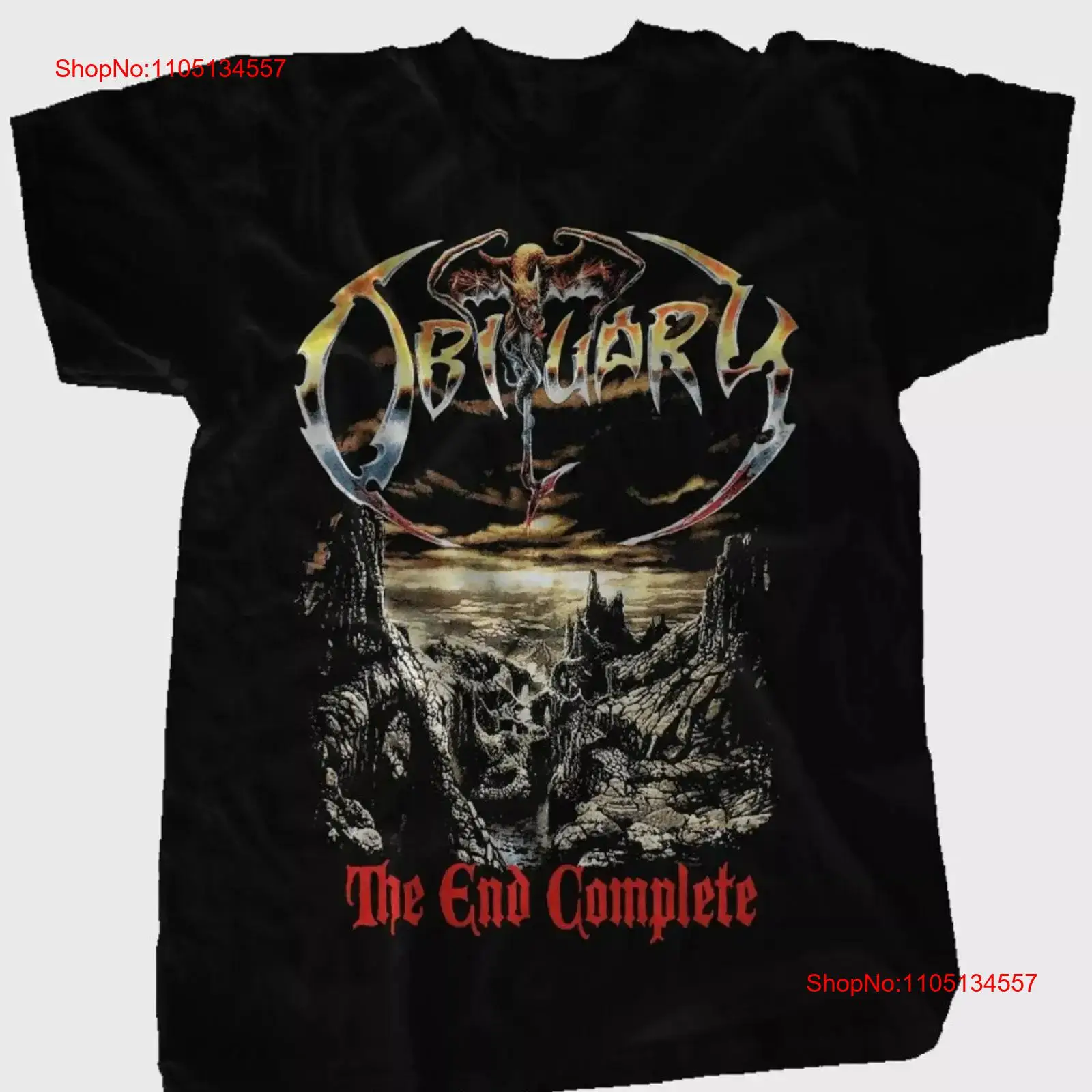 Vintage Fashion Obituaries - Obituary The End Complete T shirt