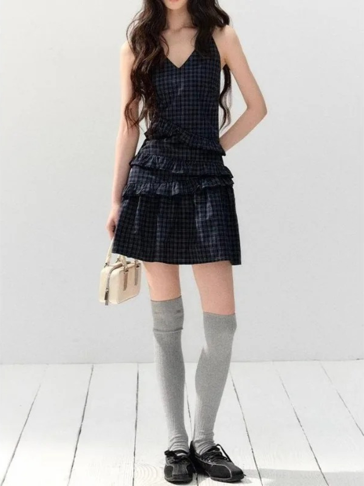 Retro Vintage Korean Fashion - Summer Korean Fashion 2000s Vintage Women's