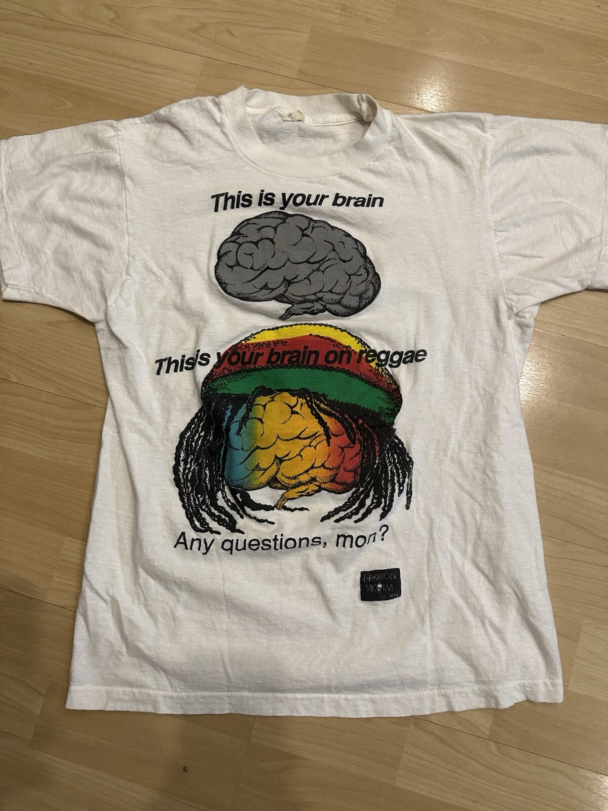Vintage Fashion Victim Shirt - Vintage 90s Fashion Victim Reggae T