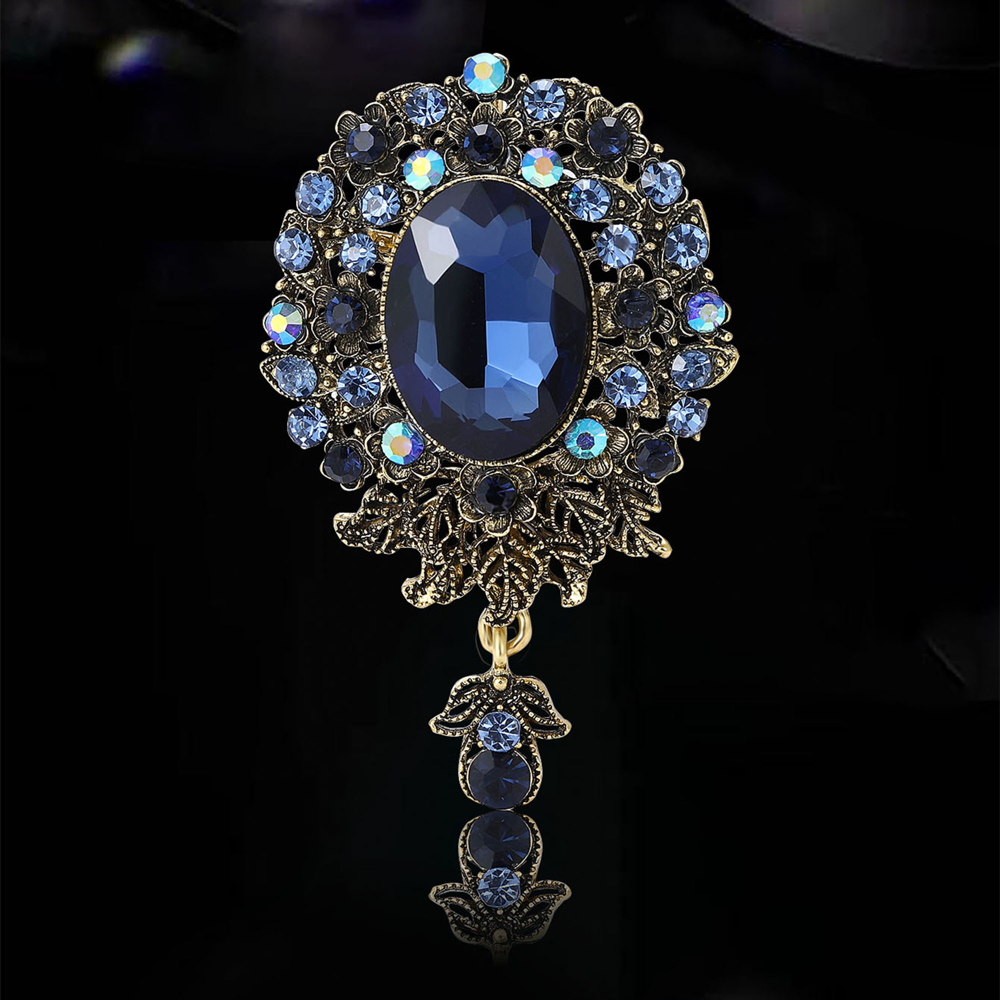 Vintage Fashion Events - Vintage Rhinestone Palace Brooches for Women