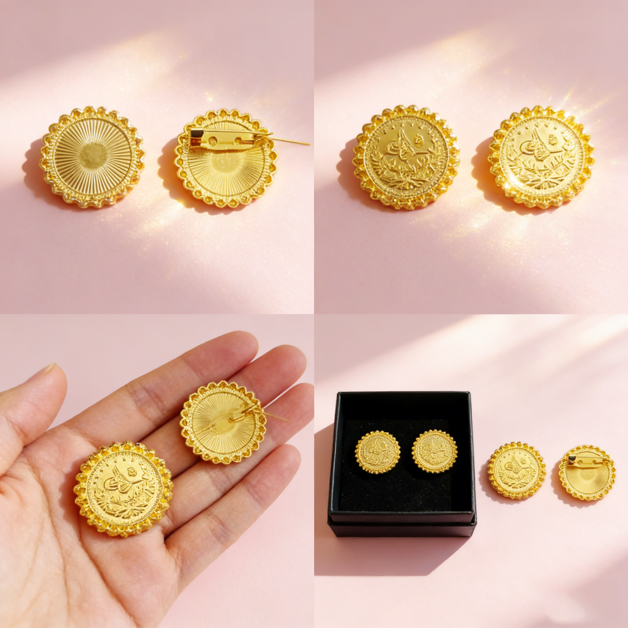 Coin Design Women's Brooch Ott – обзор и цена Vintage Fashion Events