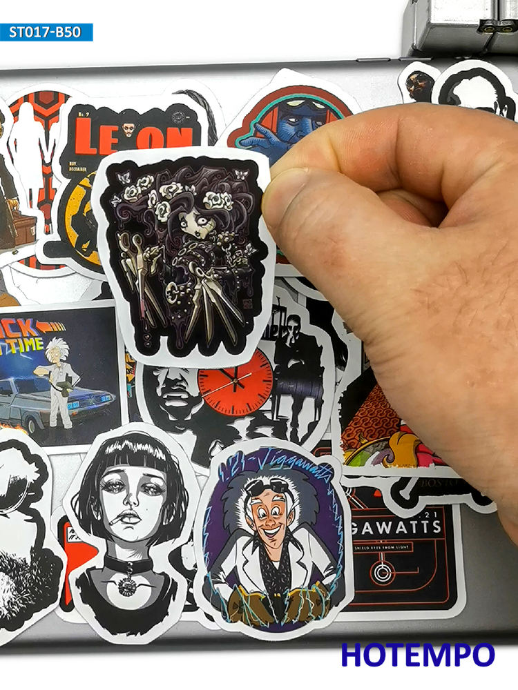 50PCS Classic Movie Stickers R – обзор и цена Vintage Fashion Magazine