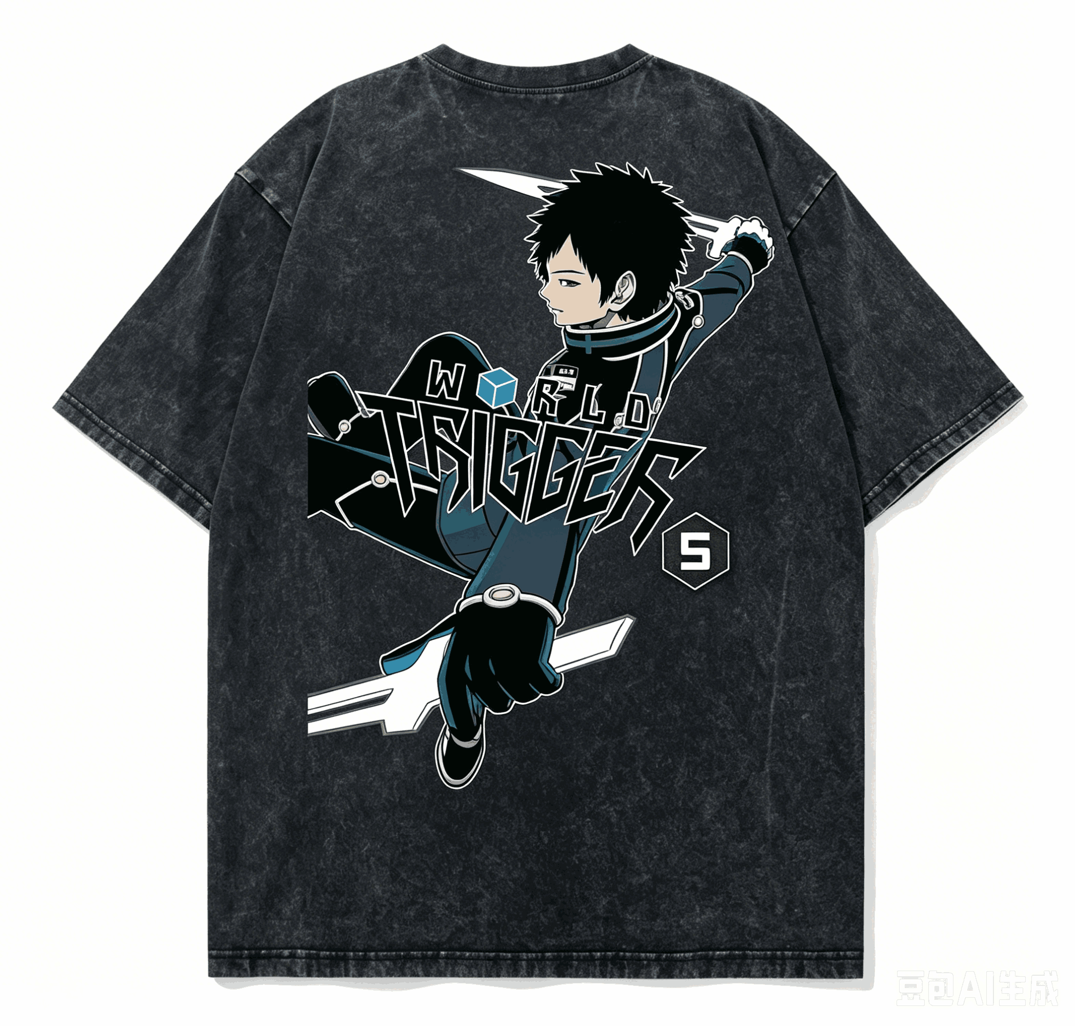 World Trigger Washed T-shirt 2 – обзор и цена Vintage Fashion World
