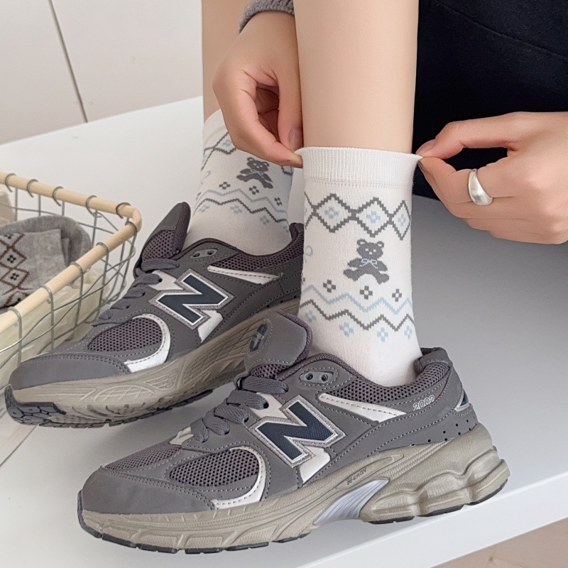 Retro Socks Women 2025 Autumn  – обзор и цена Retro Vintage Korean Fashion