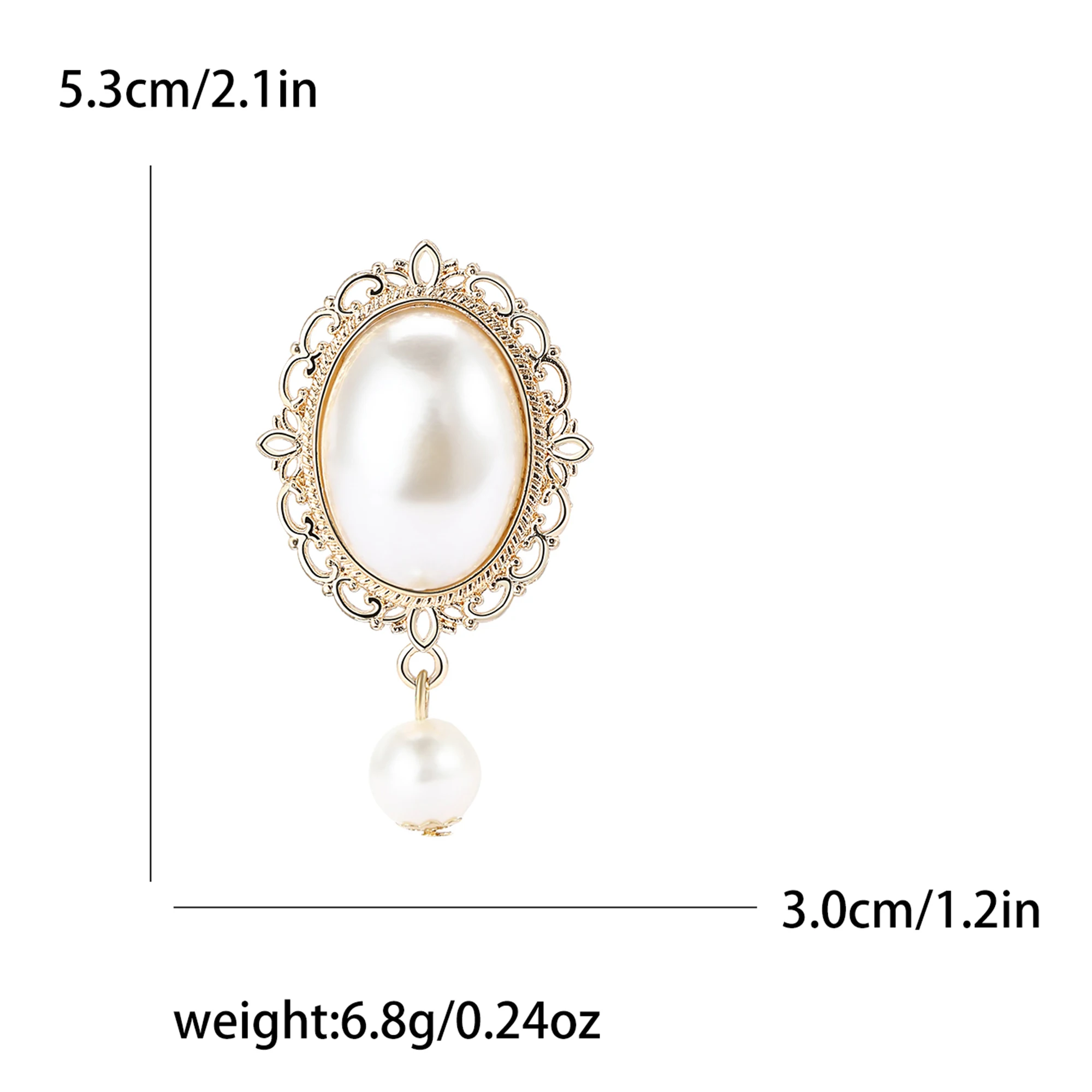 Vintage Pearl Oval Baroque Bro – обзор и цена Vintage Fashion Events