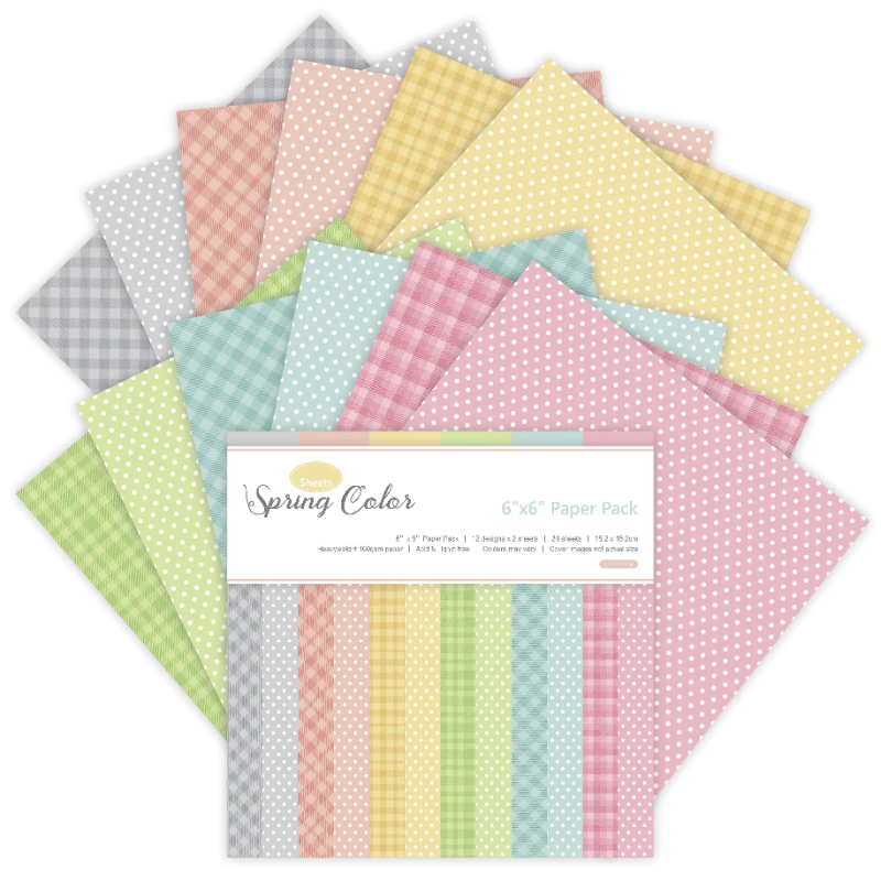 12 Sheets Spring Colors Craft  – обзор и цена Vintage Fashion Magazine