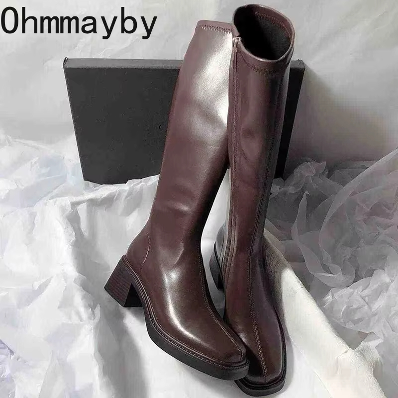Vintage Thick Heel Women Knee  – обзор и цена Vintage Fashion Fabrics