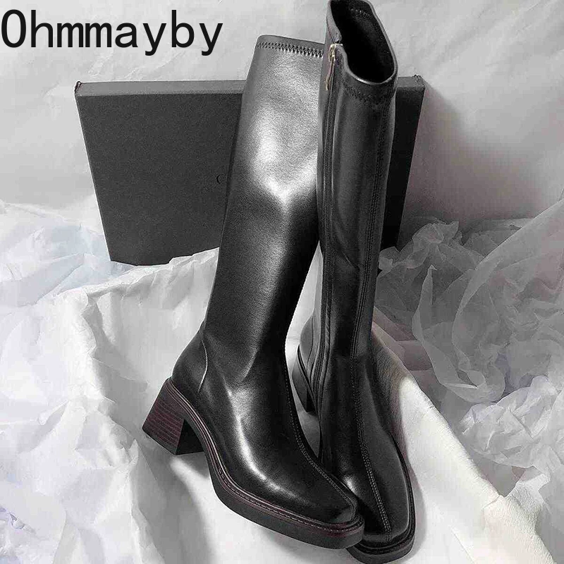Vintage Thick Heel Women Knee  – обзор и цена Vintage Fashion Fabrics