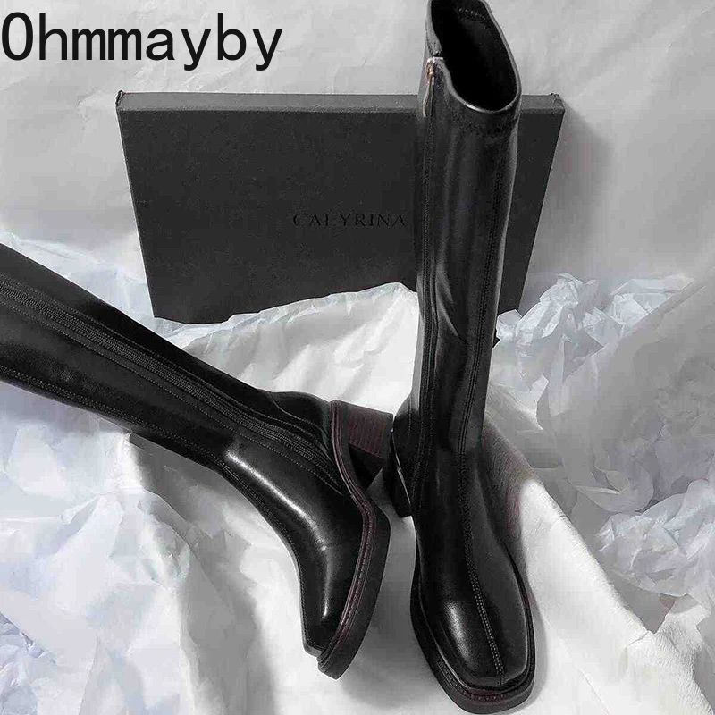 Vintage Thick Heel Women Knee  – обзор и цена Vintage Fashion Fabrics