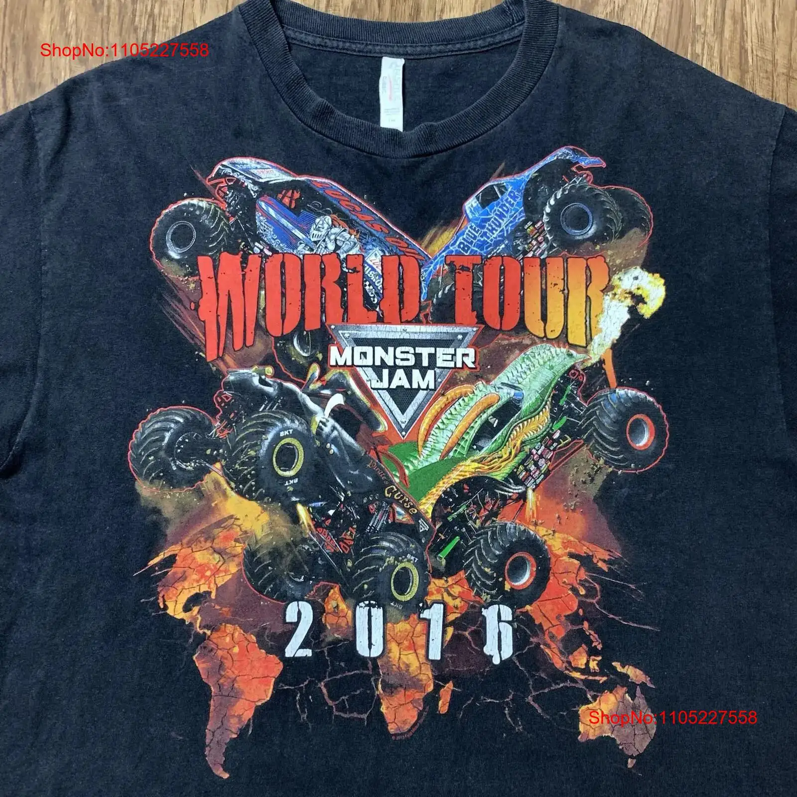 Monster Jam T Shirt Size Large – обзор и цена Vintage Fashion World