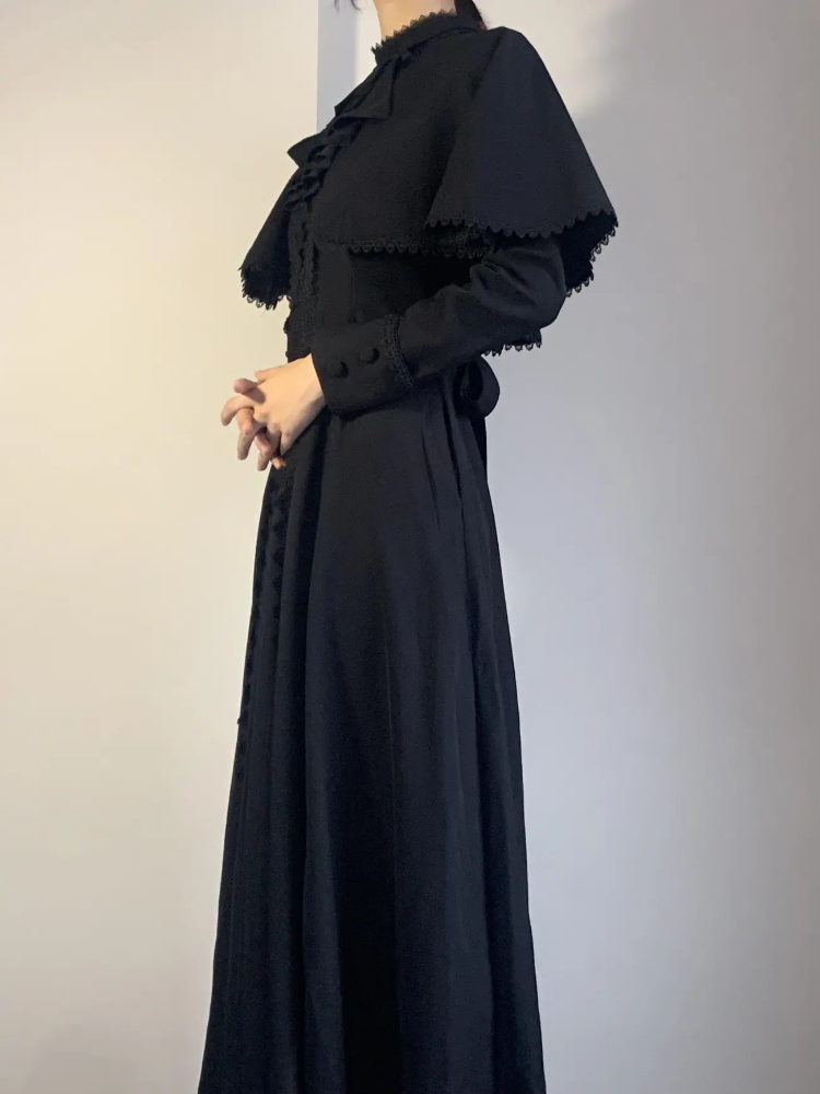Japanese Gothic  Black Elegant – обзор и цена Vintage Fashion Fabrics