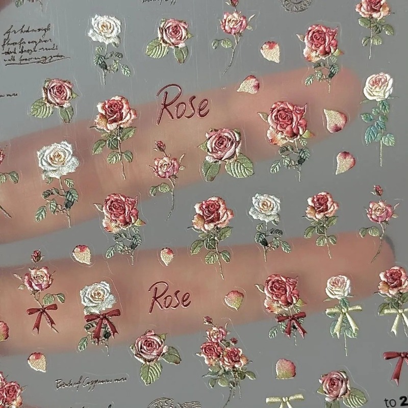 5Pcs Ins Retro Rose Sticker Hi – обзор и цена Vintage Fashion Magazine