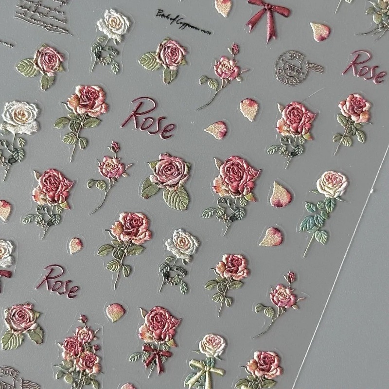 5Pcs Ins Retro Rose Sticker Hi – обзор и цена Vintage Fashion Magazine