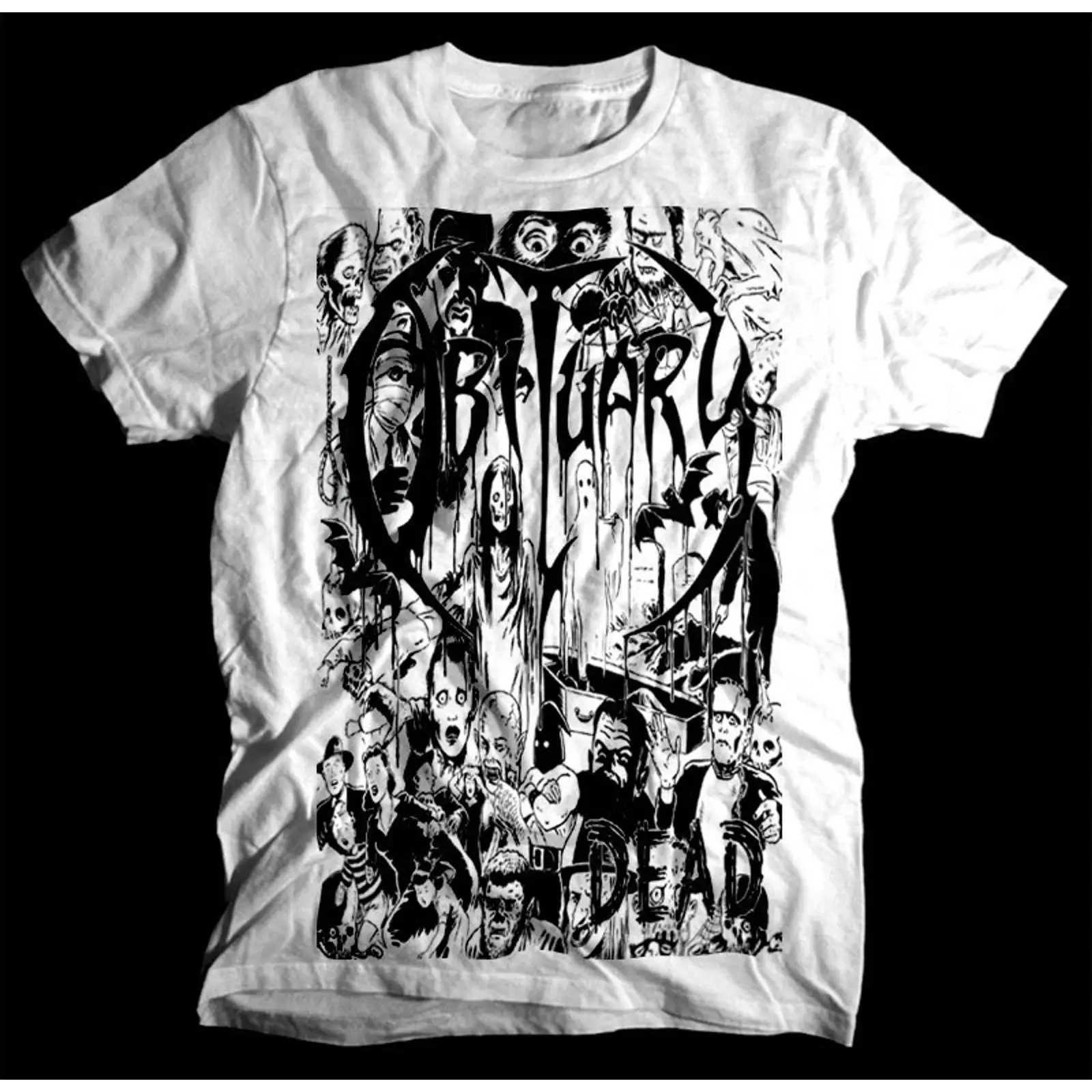Sale Obituary Dead album WHITE – обзор и цена Vintage Fashion Obituaries