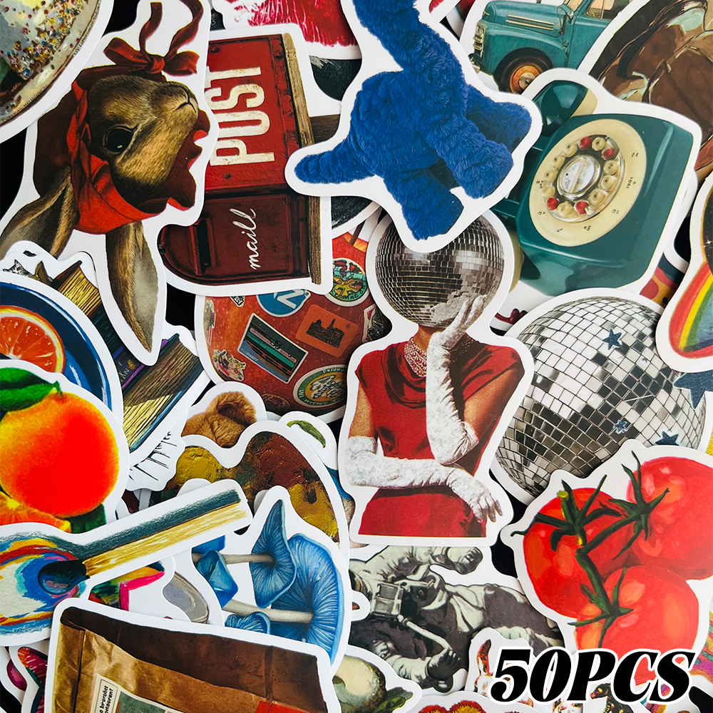 50PCS Vintage Y2K Stickers Fas – обзор и цена Vintage Fashion Magazine