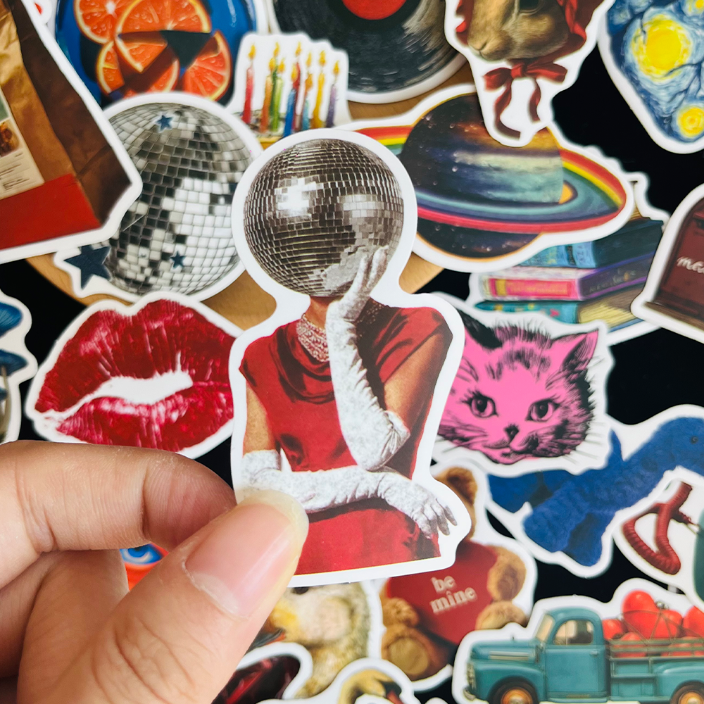 50PCS Vintage Y2K Stickers Fas – обзор и цена Vintage Fashion Magazine
