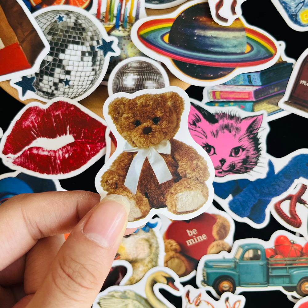 50PCS Vintage Y2K Stickers Fas – обзор и цена Vintage Fashion Magazine