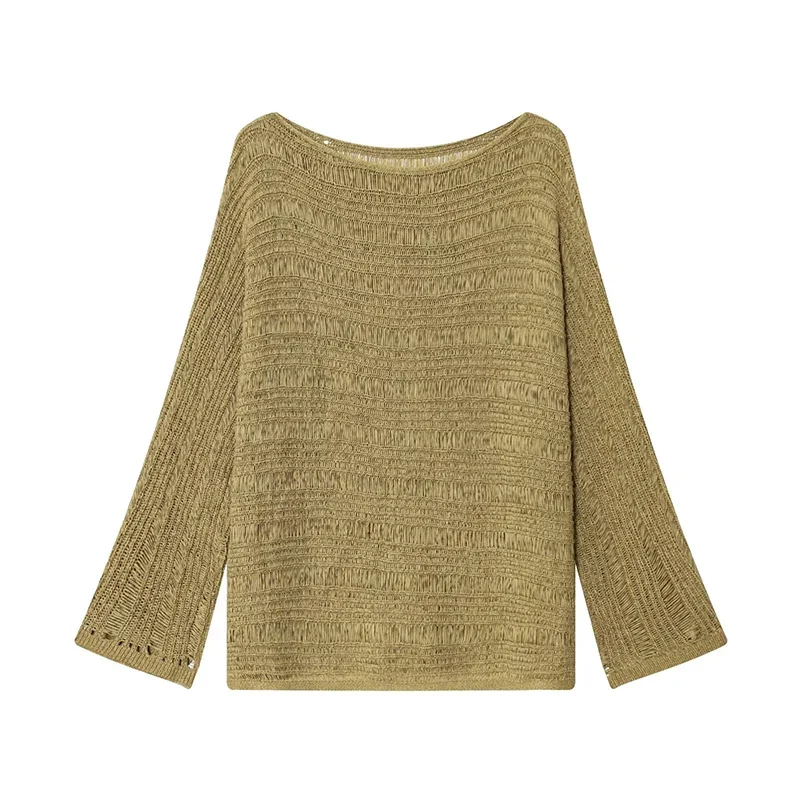 Vintage Boat Neck Knit Sweater – обзор и цена Vintage Fashion Women