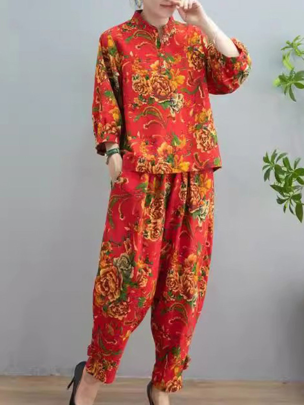 Spring Autumn Women's Ethnic S – обзор и цена Vintage Fashion Patterns