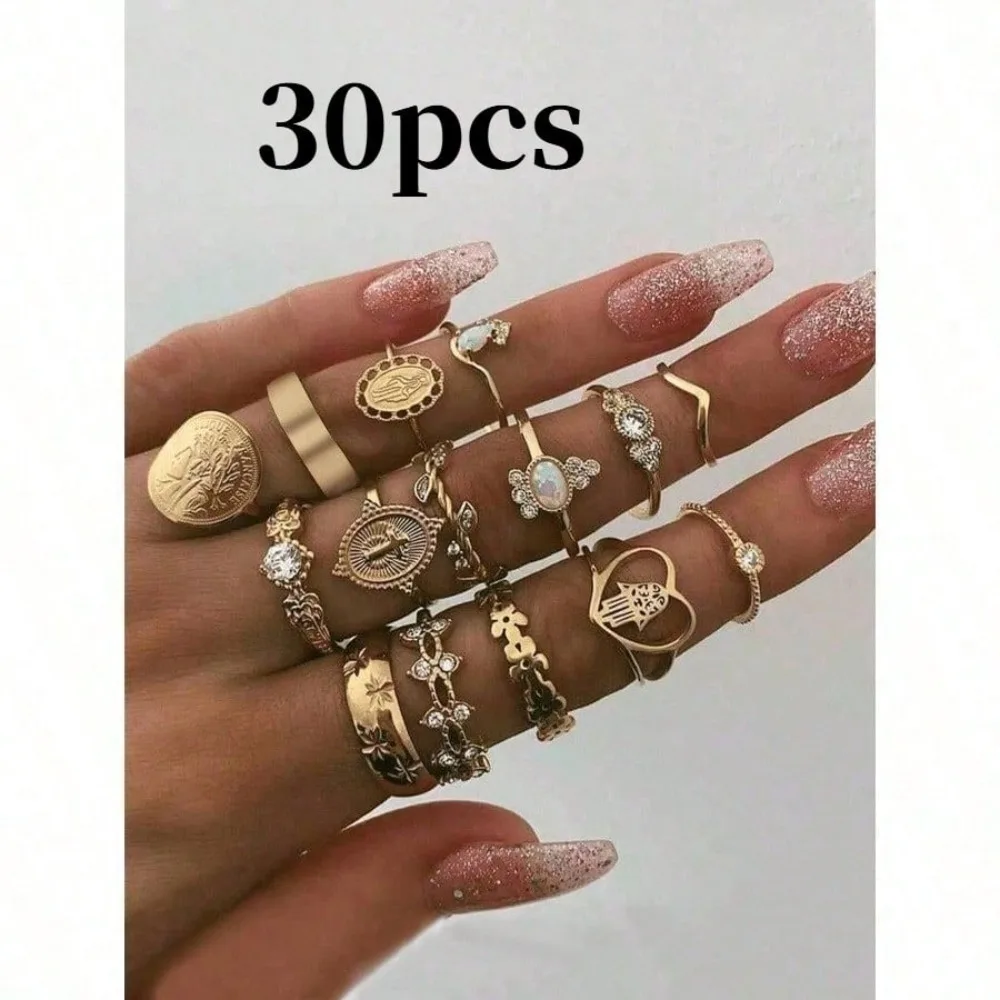 30Pcs Dainty Pattern Hair Ring – обзор и цена Vintage Fashion Patterns