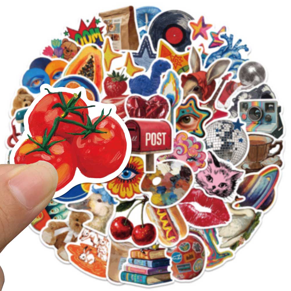 50pcs Vintage Y2K Sticker Fash – обзор и цена Vintage Fashion Magazine