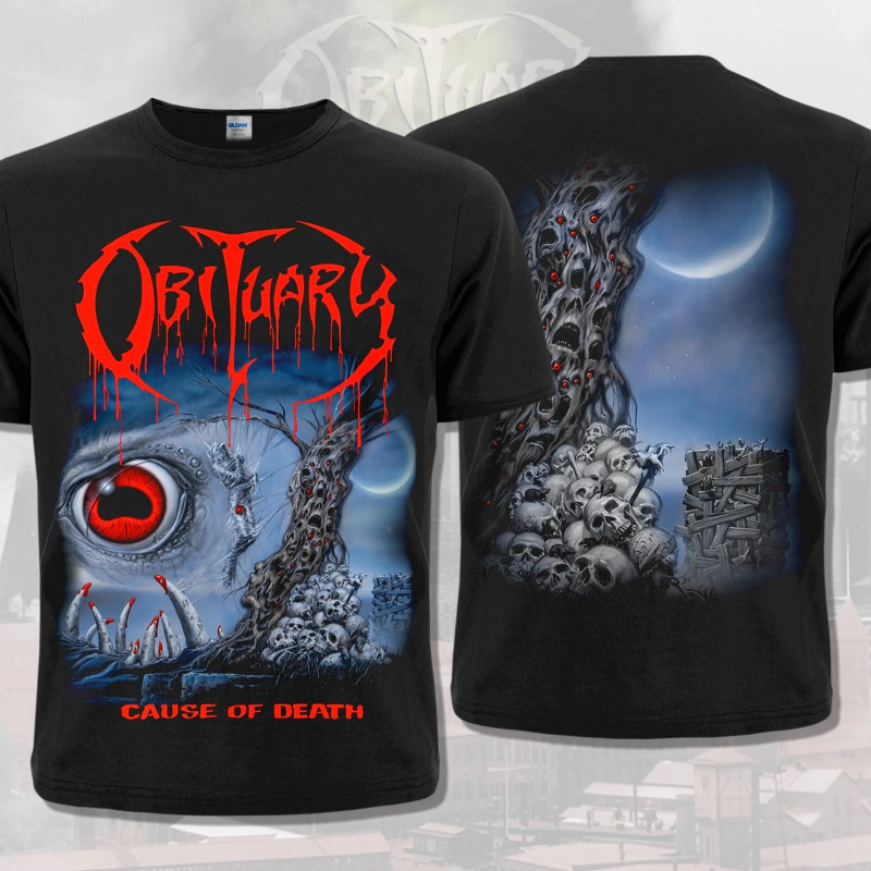 American Black T-shirt Obituar – обзор и цена Vintage Fashion Obituaries