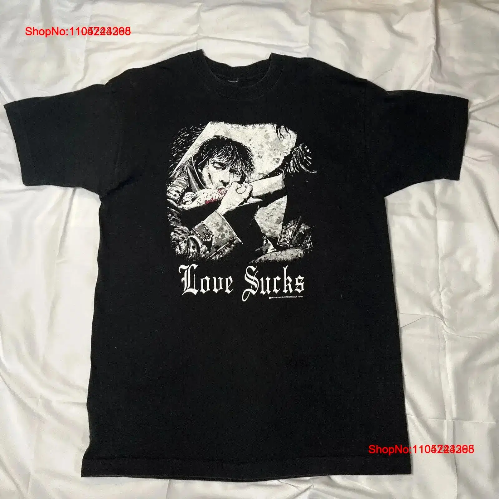Vintage 90s Love Sucks Vampire – обзор и цена Vintage Fashion Victim Shirt