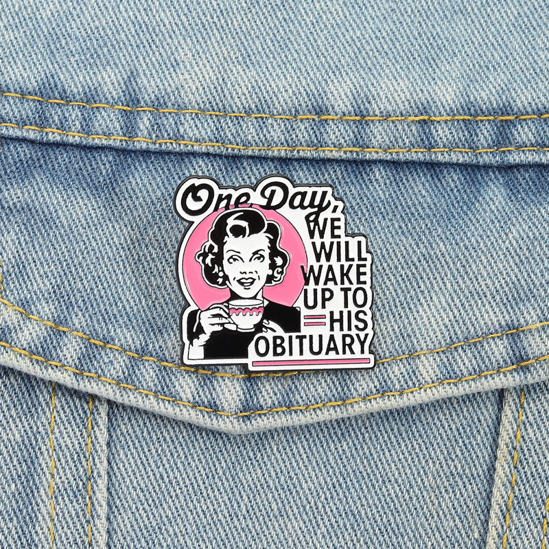 Dark Humor Housewife Pin Sarca – обзор и цена Vintage Fashion Obituaries