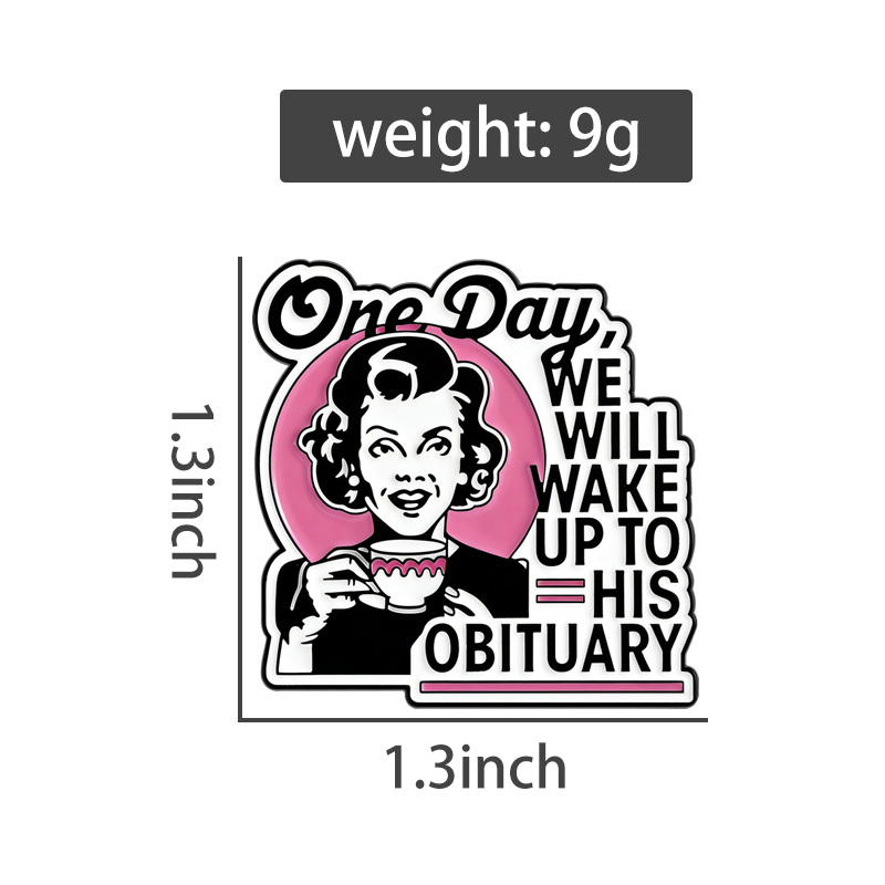 Dark Humor Housewife Pin Sarca – обзор и цена Vintage Fashion Obituaries