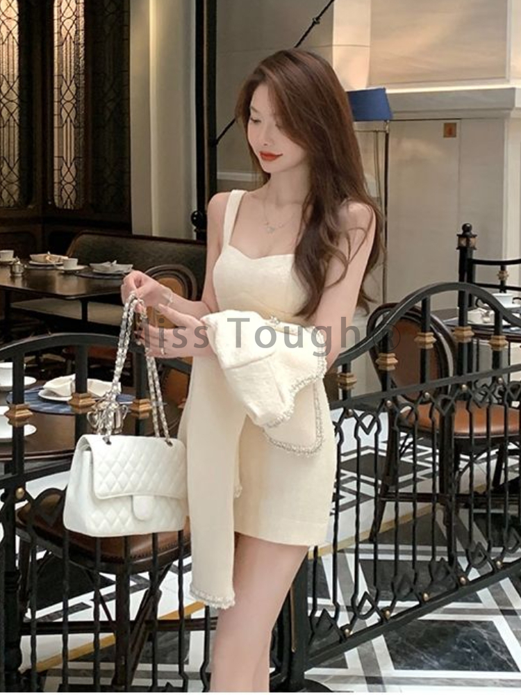 Frence Elegant Two Piece Set W – обзор и цена Retro Vintage Korean Fashion