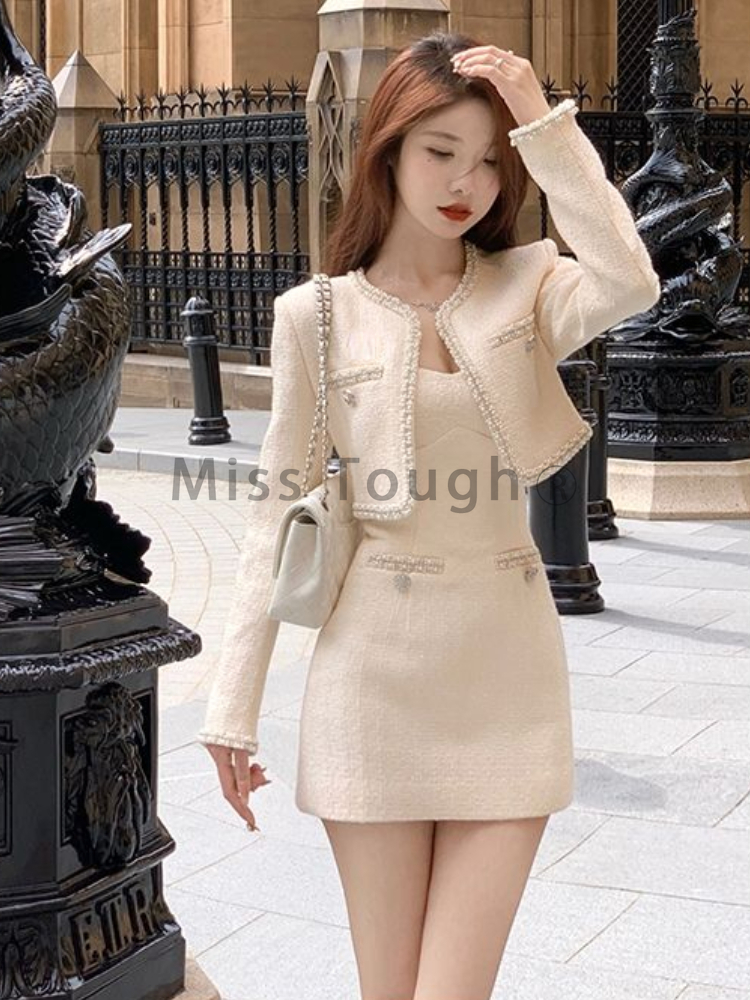 Frence Elegant Two Piece Set W – обзор и цена Retro Vintage Korean Fashion