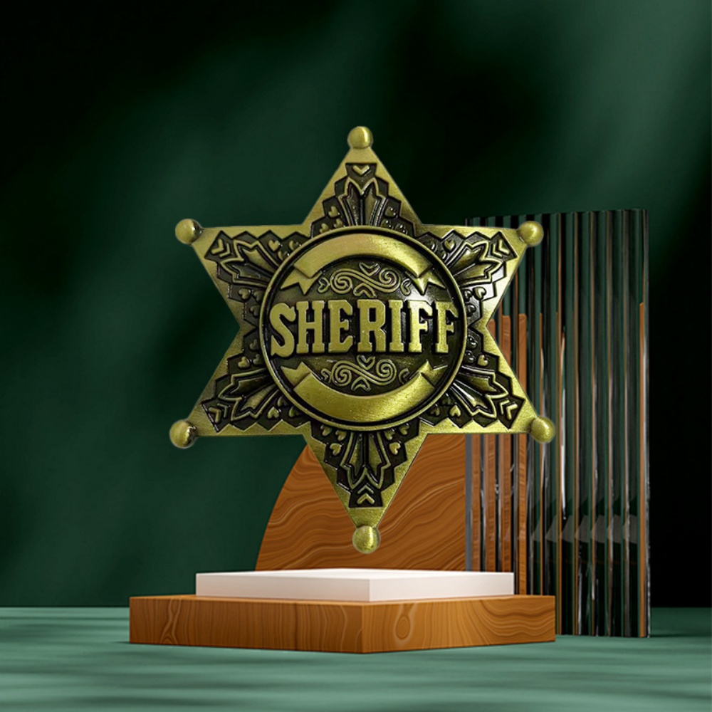 Vintage Sheriff Pin Metallic P – обзор и цена Vintage Fashion Events