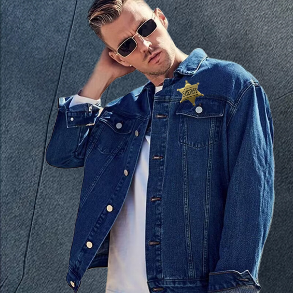 Vintage Sheriff Pin Metallic P – обзор и цена Vintage Fashion Events