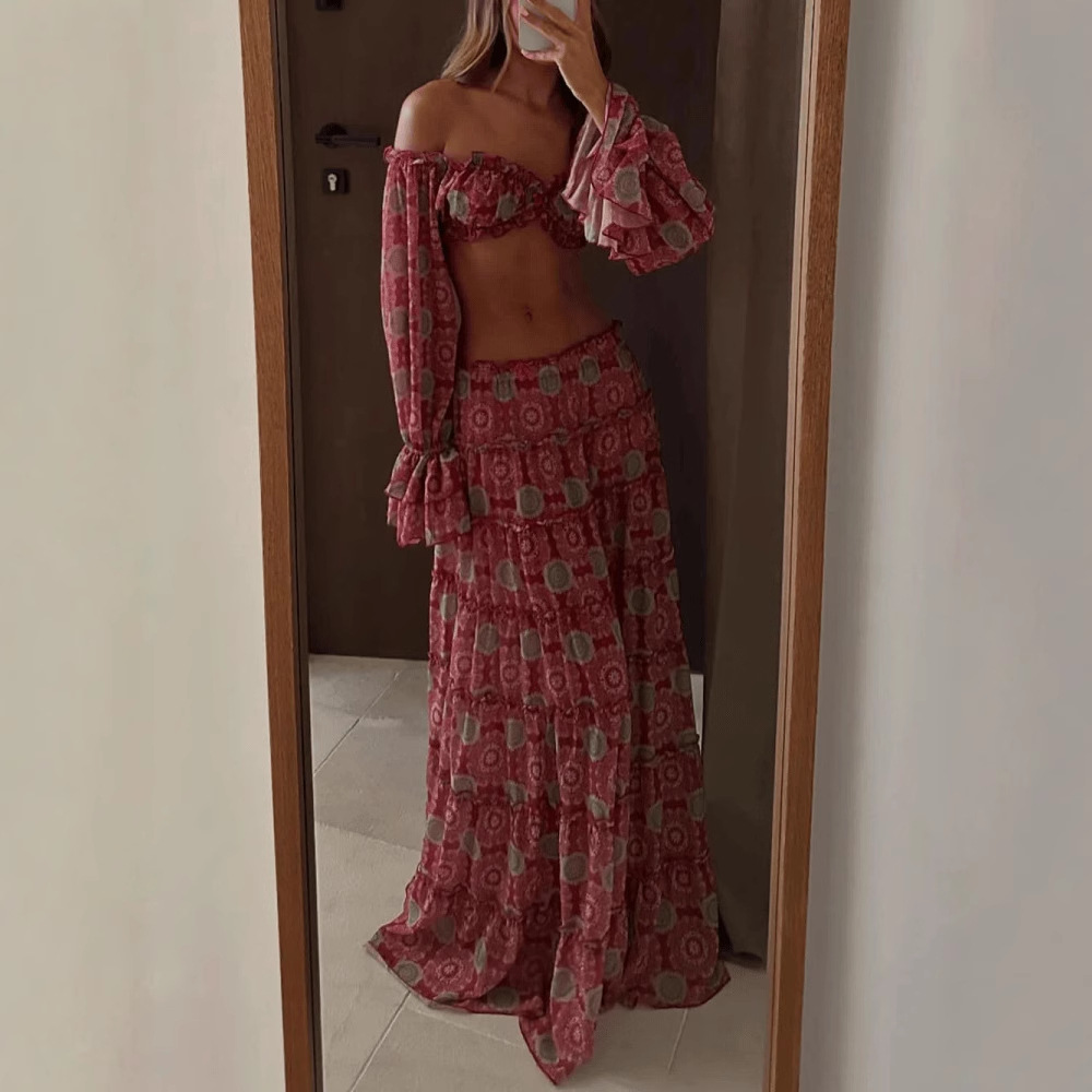 Vintage Print Skirt Two Piece  – обзор и цена Vintage Fashion Pieces