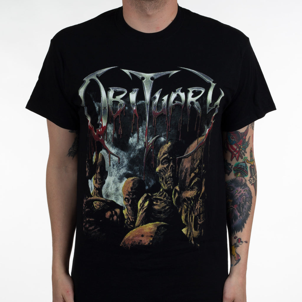 Obituary Band Graphic Cotton T – обзор и цена Vintage Fashion Obituaries