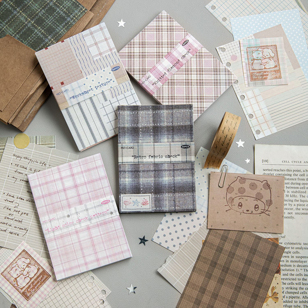50pcs Creative Plaid Decor Scr – обзор и цена Vintage Fashion Magazine