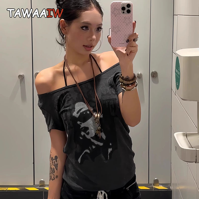 Tawaaiw American Retro Print W – обзор и цена Retro Vintage Korean Fashion