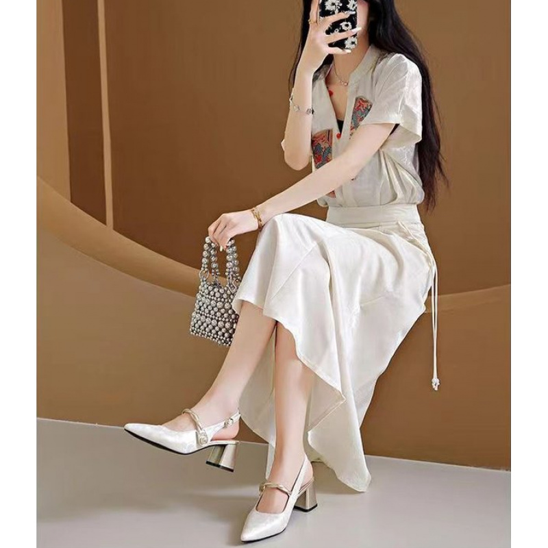 New Chinese-style elegant sati – обзор и цена Vintage Fashion Women