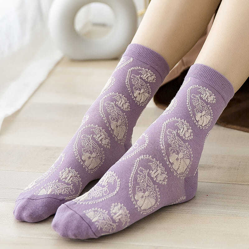 Fashion Purple Floral Embroide – обзор и цена Retro Vintage Korean Fashion