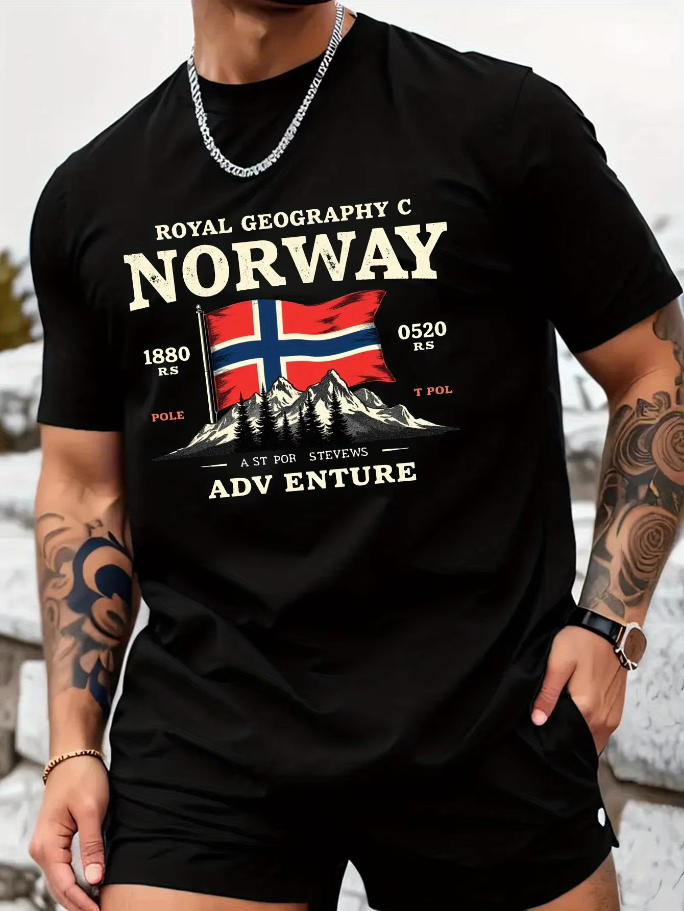 Vintage Norway Flag & Mountain – обзор и цена Vintage Fashion For Sale