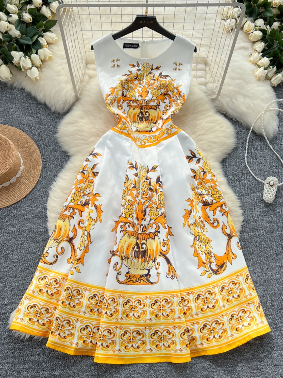 High-End Fashion Retro Print S – обзор и цена Retro Vintage Korean Fashion