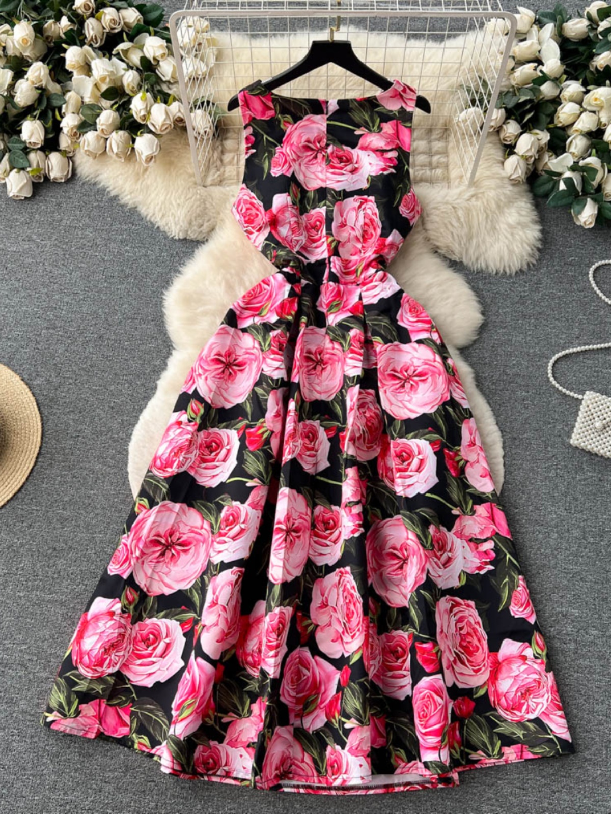 High-End Fashion Retro Print S – обзор и цена Retro Vintage Korean Fashion