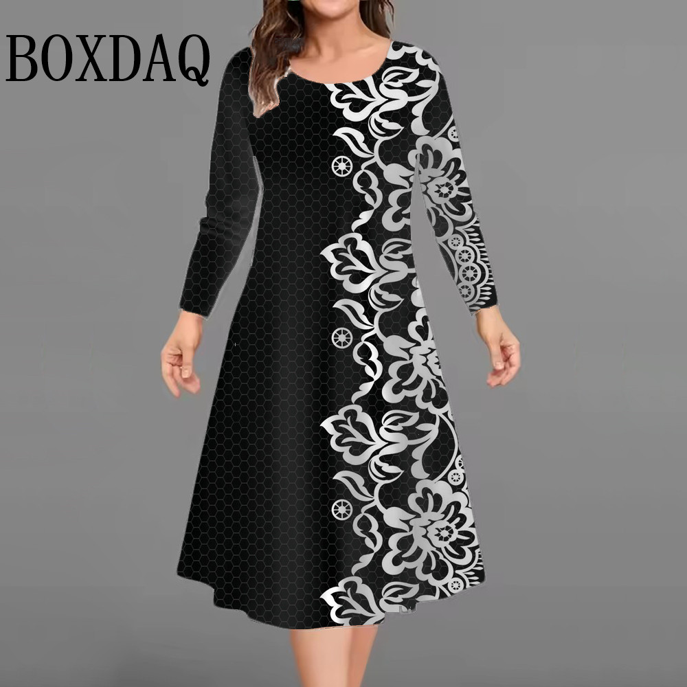 New Women's Retro Dress Flower – обзор и цена Vintage Fashion Fabrics
