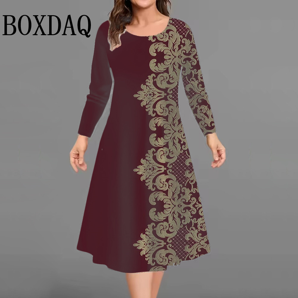 New Women's Retro Dress Flower – обзор и цена Vintage Fashion Fabrics