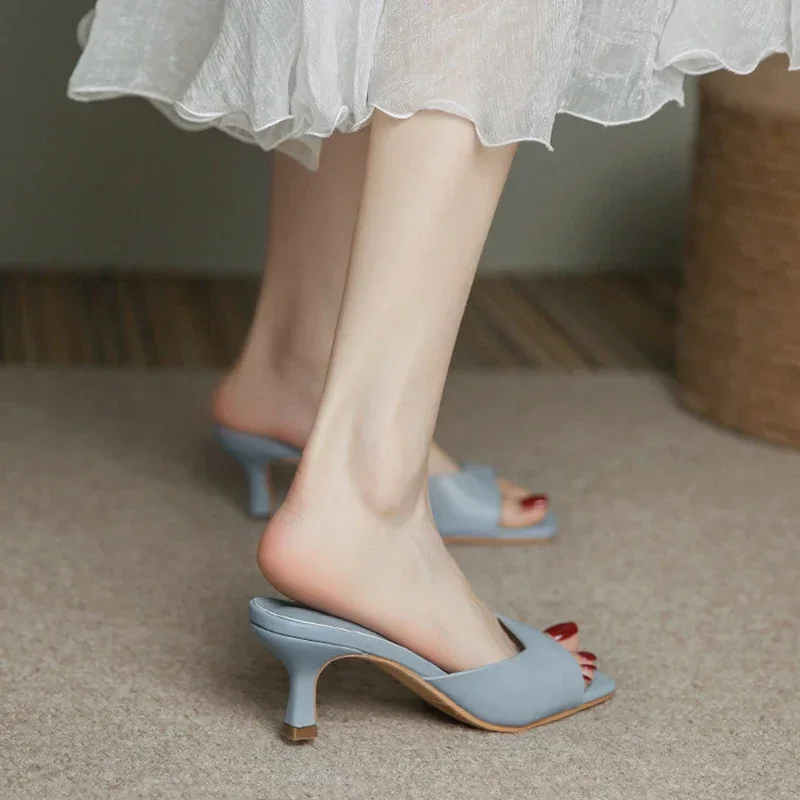 Size 34-43 Women 6cm Heel Mule – обзор и цена Vintage Old Fashion