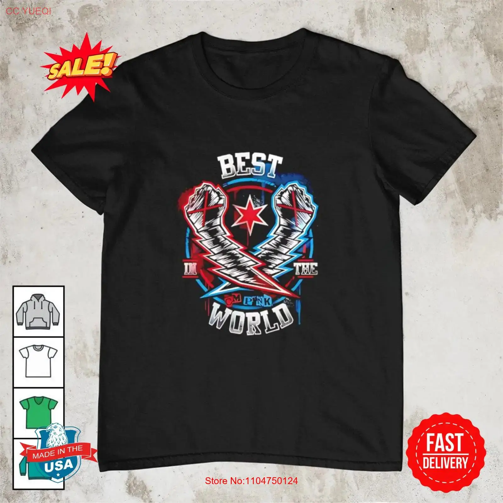 CM Punk Best in the World T sh – обзор и цена Vintage Fashion World