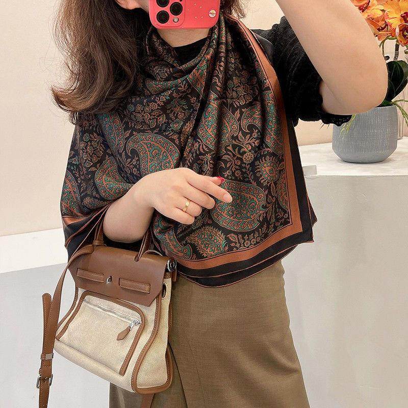 Paisley Print Square Scarf Vin – обзор и цена Vintage Fashion Patterns