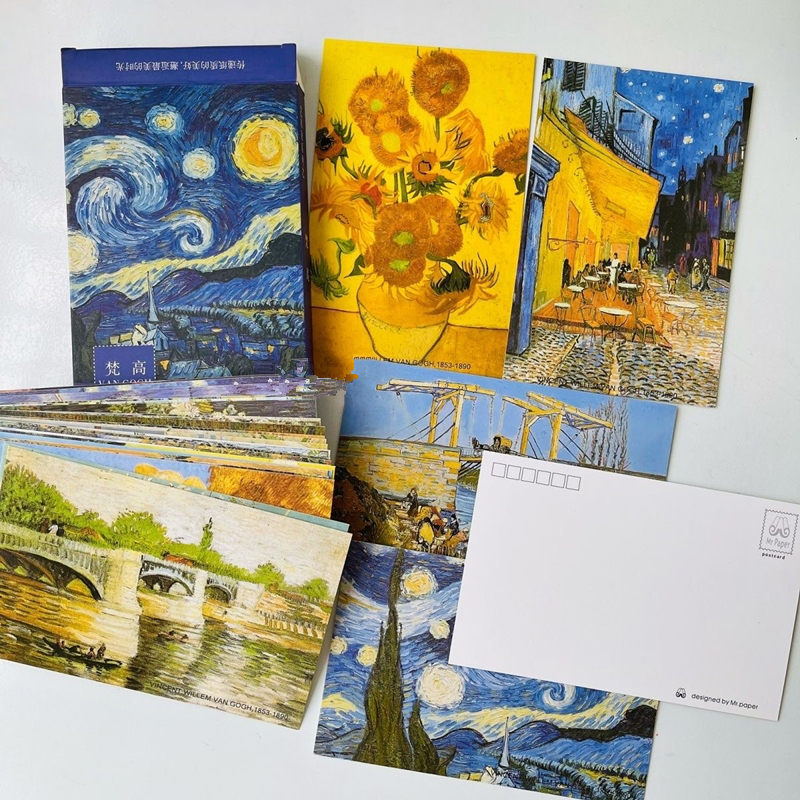 30 Sheets/Lot Van Gogh Oil Pai – обзор и цена Vintage Fashion Magazine